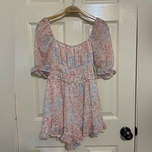 New Francesas Multi Color Floral Romper